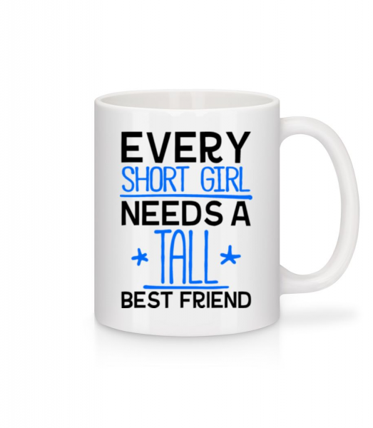 A Tall Best Friend - Mug - White - Front