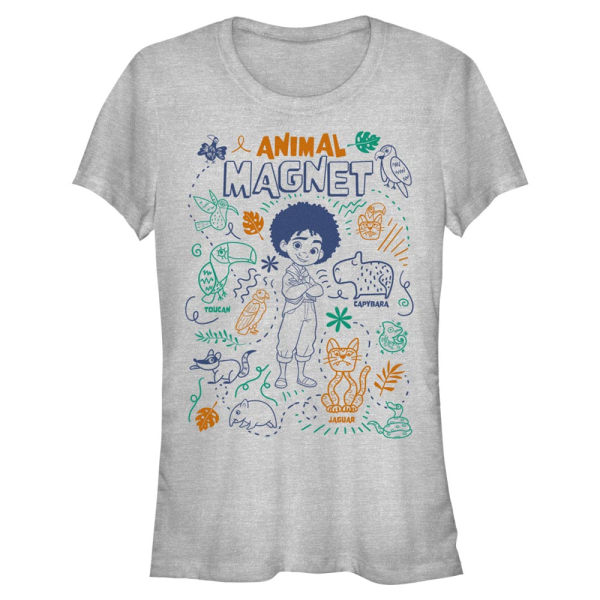 Pixar - Encanto - Antonio Animal Magnet - Women's T-Shirt - Heather grey - Front
