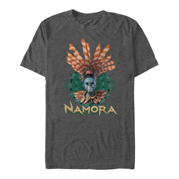 Marvel - Black Panther Wakanda Forever - Namora Fin Crown - Men's T-Shirt - Heather anthracite - Front
