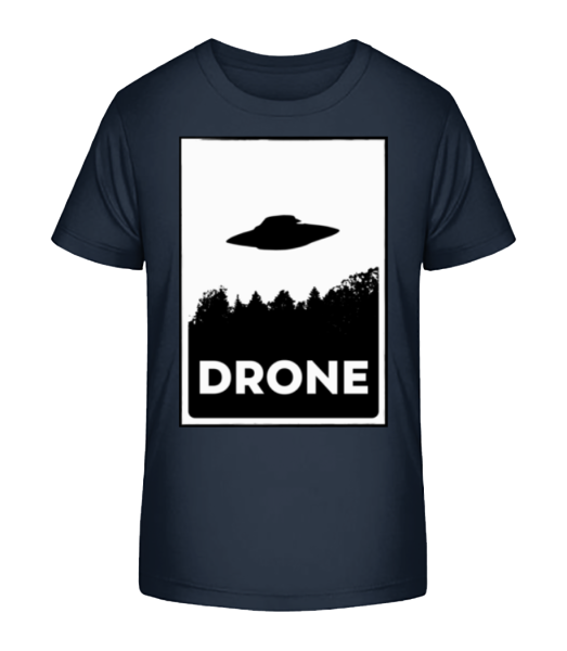 Drohne UFO - Kid's Bio T-Shirt Stanley Stella - Navy - Front