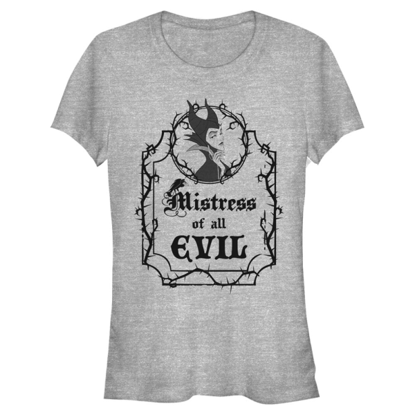 Disney - Sleeping Beauty - Maleficent Mistress Of All Evil - Women's T-Shirt - Heather grey - Front