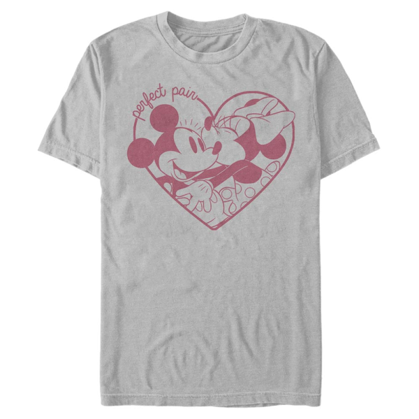 Disney - Mickey Mouse - Mickey & Minnie Perfect Pair - Men's T-Shirt - ash_grey - Front