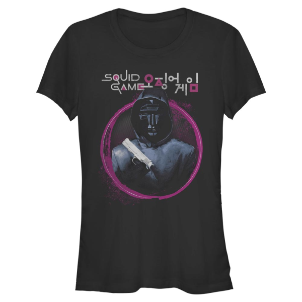 Netflix - Squid Game - Front Man Mike Honcho - Women's T-Shirt - Black - Front
