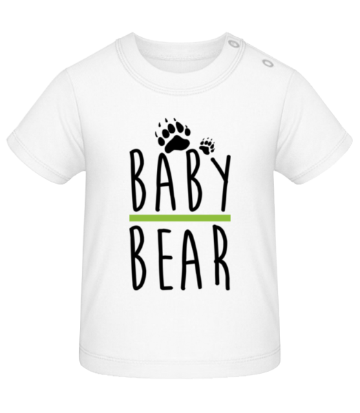 Baby Bear - Baby T-Shirt - White - Front