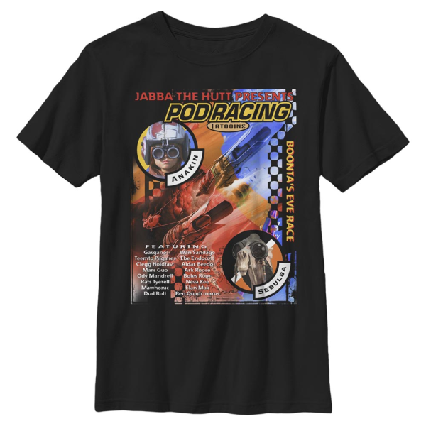 Star Wars - Skupina Jabba Presents - Kids T-Shirt - Black - Front