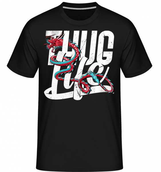 Thug Life Dragon -  Shirtinator Men's T-Shirt - Black - Vorn
