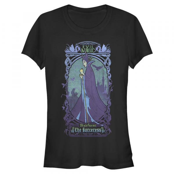 Disney - Sleeping Beauty - Maleficent The Sorceress - Women's T-Shirt - Black - Front