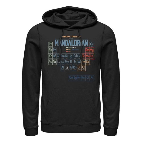 Star Wars - The Mandalorian - Icons Table Of Mando - Unisex Hoodie - Black - Front