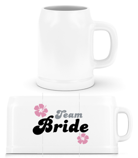 Team Bride - Beer Mug - White - Front