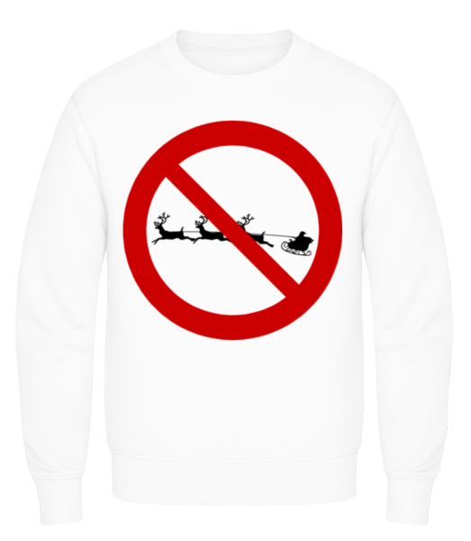 Anti Christmas - Men's Sweatshirt - White - Front