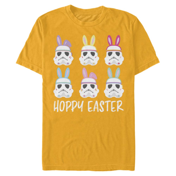 Star Wars - Trooper Hoppy Stormtrooper - Easter - Men's T-Shirt - Golden yellow - Front