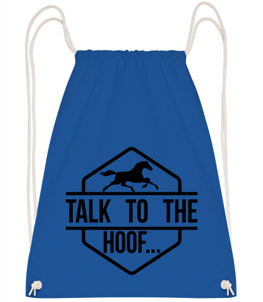 Talk To The Hoof - Gym bag - Royal blue - Vorn