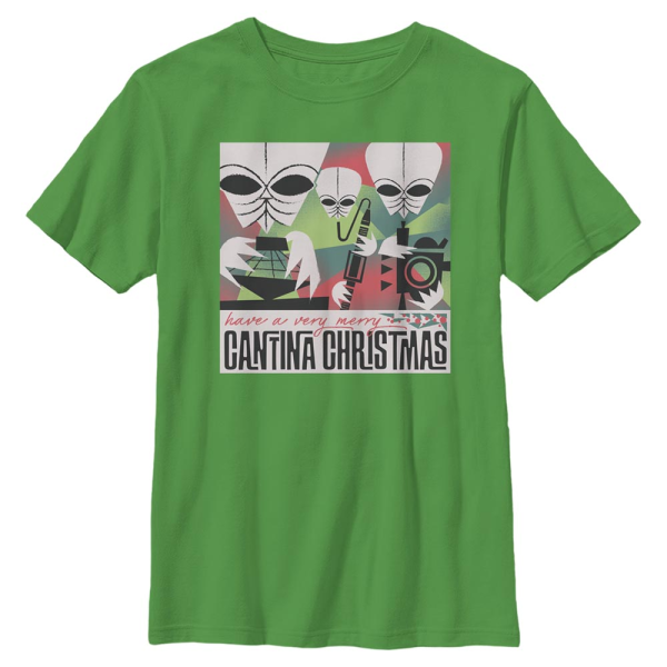Star Wars - Skupina Musical Merry - Christmas - Kids T-Shirt - Kelly green - Front