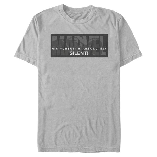 Marvel - Black Panther Silent - Men's T-Shirt - ash_grey - Front