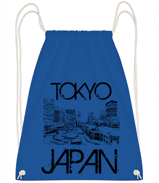 Tokyo Japan - Drawstring Backpack - Royal blue - Vorn