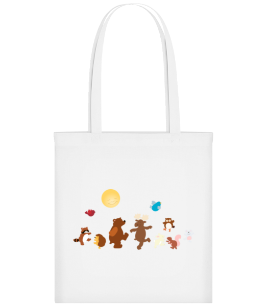 Baby Animal Party - Tote Bag - White - Front