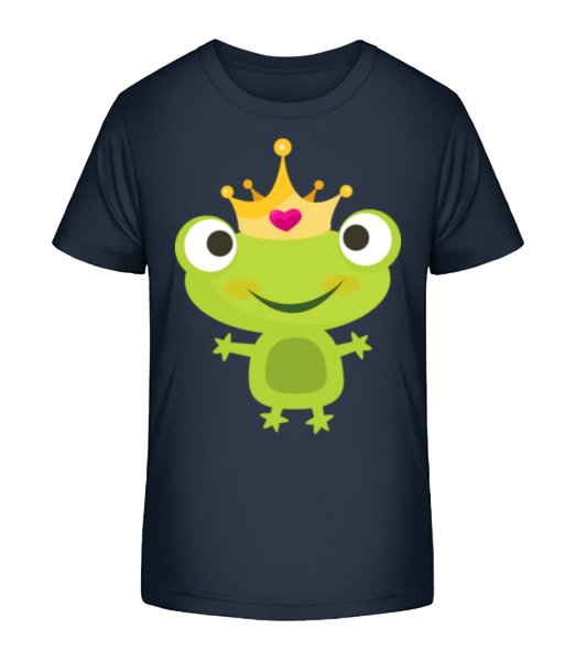 Princess Frog - Kid's Bio T-Shirt Stanley Stella - Navy - Front