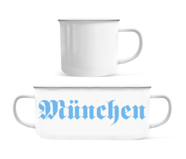 München - Enamel-cup - White - Front