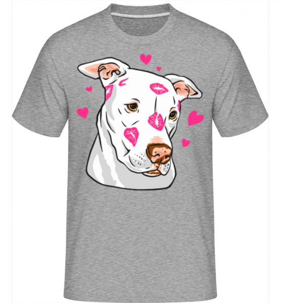 Cute Pitbull -  Shirtinator Men's T-Shirt - Heather grey - Front