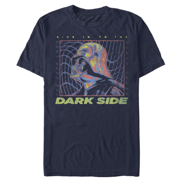 Star Wars - Darth Vader Vader Thermal Warp - Men's T-Shirt - Navy - Front