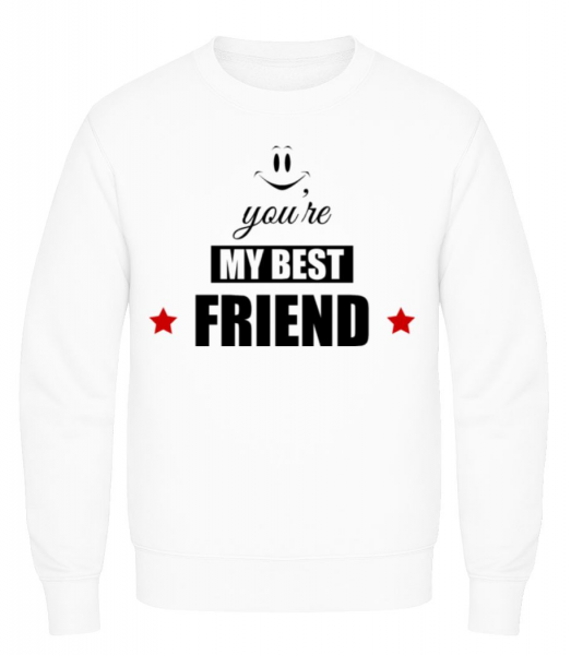 You're My Best Friend - Men's Sweatshirt - White - Front