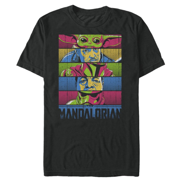 Star Wars - The Mandalorian - Skupina Mando Bro - Men's T-Shirt - Black - Front