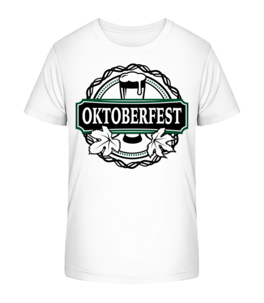 Oktoberfest - Kid's Bio T-Shirt Stanley Stella - White - Front
