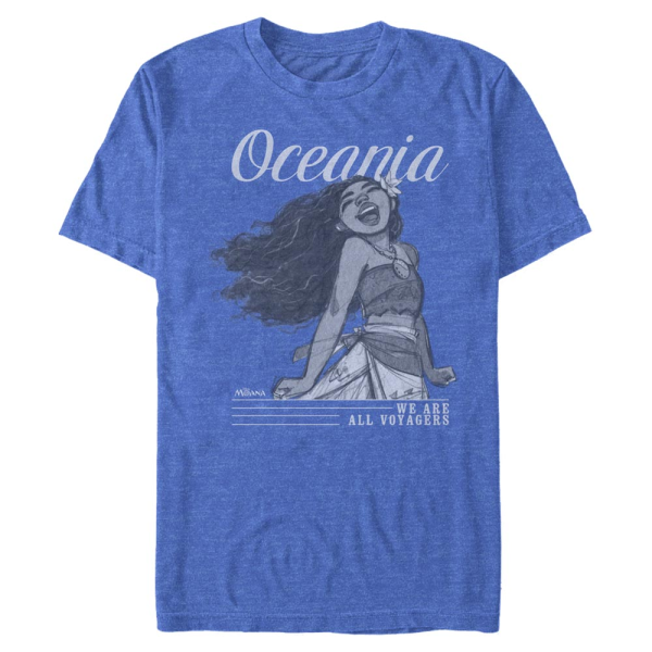 Pixar - Moana - Moana Oceania - Men's T-Shirt - Heather royal blue - Front