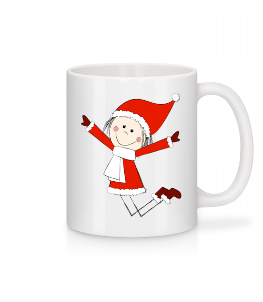 Christmas Girl - Mug - White - Vorn