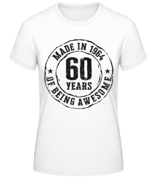 Made In 1964 - Women's Basic T-Shirt - White - Front