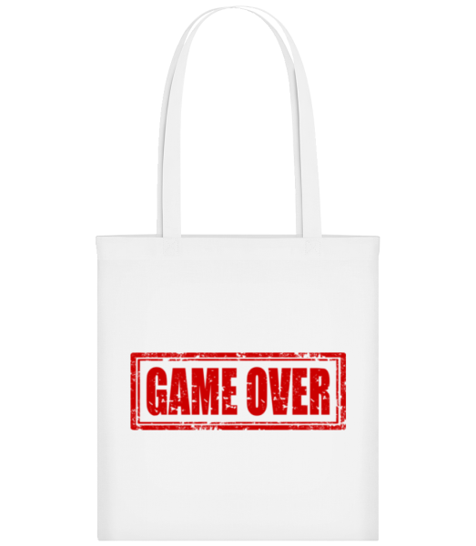 Game Over Sign Red - Tote Bag - White - Front
