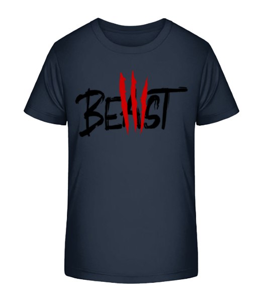 Beast - Kid's Bio T-Shirt Stanley Stella - Navy - Front