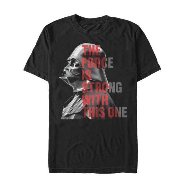 Star Wars - Darth Vader Head Strong - Men's T-Shirt - Black - Front