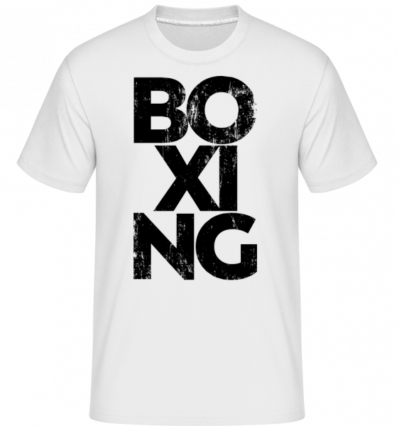 Boxing -  Shirtinator Men's T-Shirt - White - Vorn