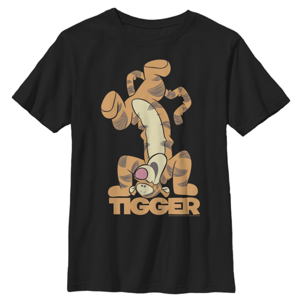 Disney - Winnie the Pooh - Tigr Bounce - Kids T-Shirt - Black - Front