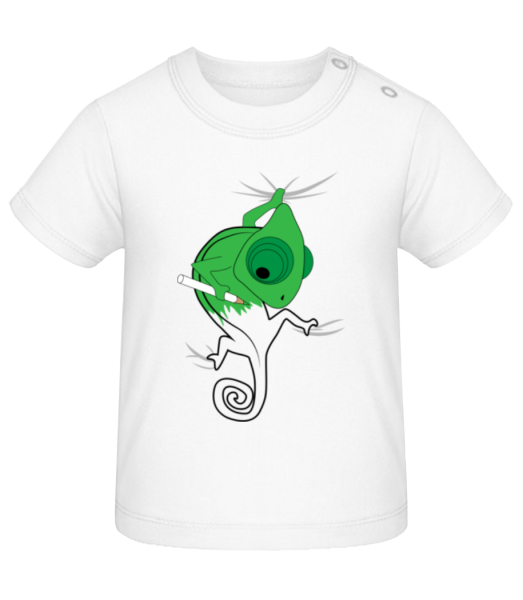 Chameleon Kids Comic - Baby T-Shirt - White - Front