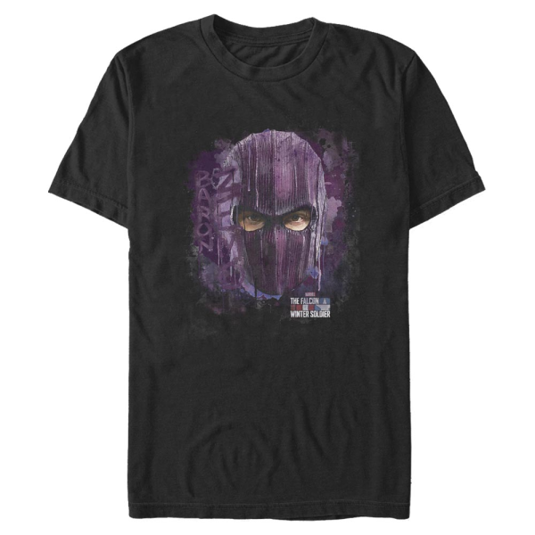 Marvel - The Falcon and the Winter Soldier - Baron Zemo Baron Eyes - Men's T-Shirt - Black - Front