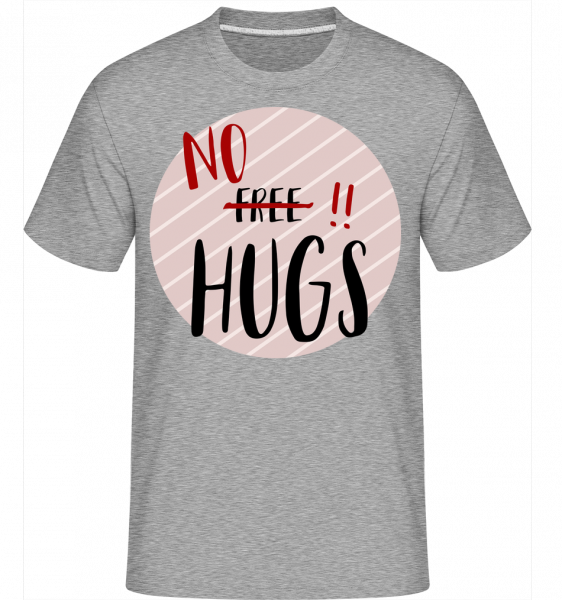 No Hugs -  Shirtinator Men's T-Shirt - Heather grey - Vorn