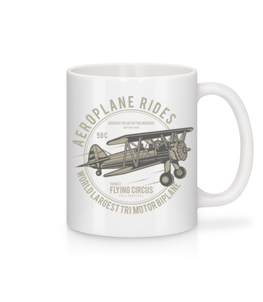 Aeroplane - Mug - White - Front