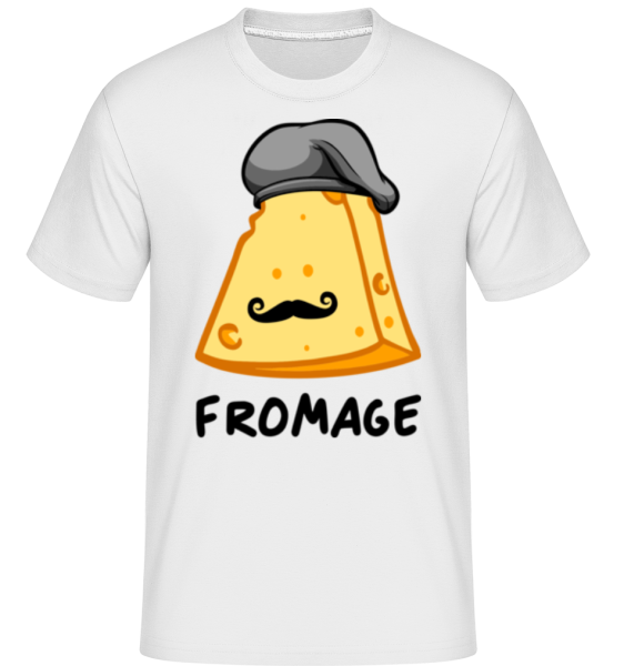 Fromage -  Shirtinator Men's T-Shirt - White - Front