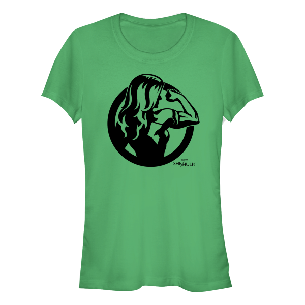 Marvel - She-Hulk Attorney at Law - She-Hulk Arm Flex Icon - Women's T-Shirt - Kelly green - Front