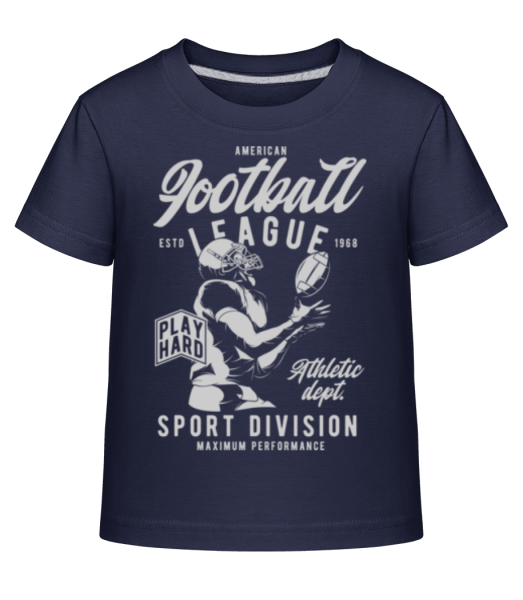 Football League - Kid's Shirtinator T-Shirt - Navy - Front