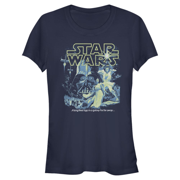 Star Wars - Skupina Poster Neon Pop - Women's T-Shirt - Navy - Front