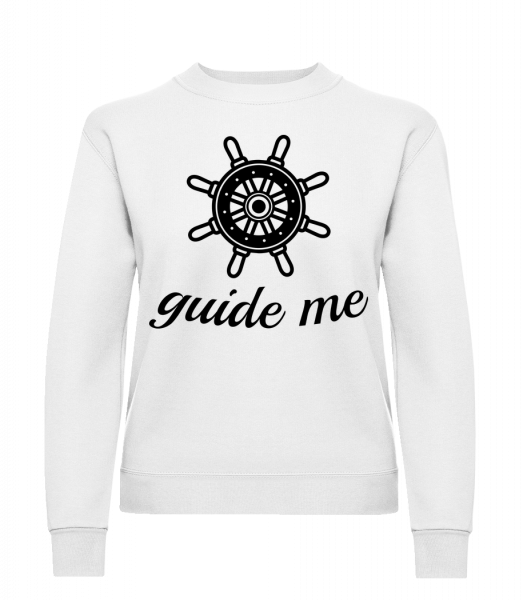 Guide Me - Women's Sweatshirt - White - Vorn