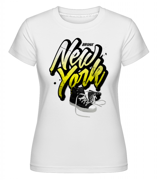 Bronx New York -  Shirtinator Women's T-Shirt - White - Vorn