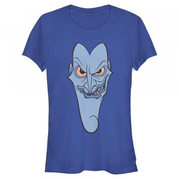Disney - Hercules - Hades Big Face - Women's T-Shirt - Royal blue - Front