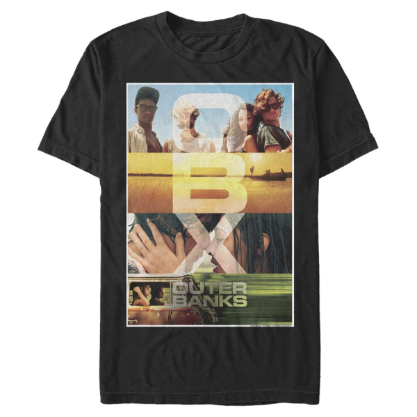 Netflix - Outer Banks - Skupina OBX Poster - Men's T-Shirt - Black - Front