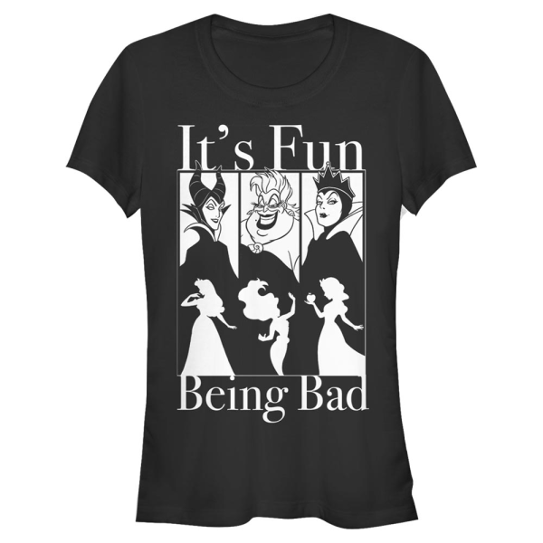 Disney - Villains - Skupina Bad Fun - Women's T-Shirt - Black - Front