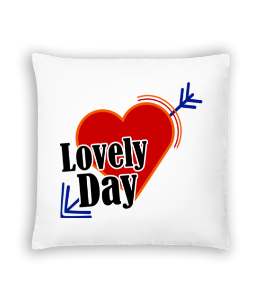 Lovely Day - Cushion - White - Front