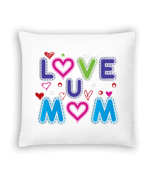 Mom Love - Cushion - White - Front